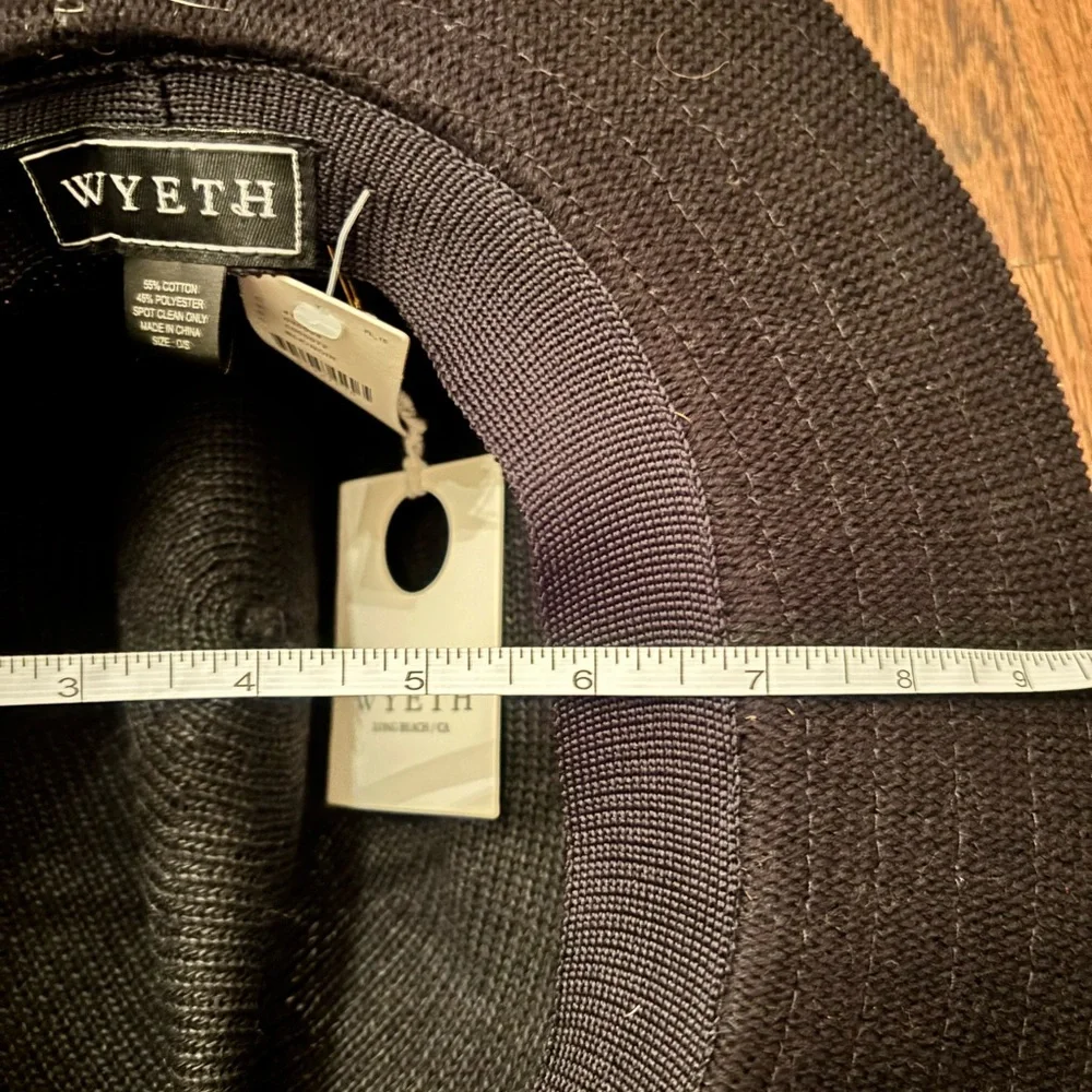 Wyeth by Todd Magill Black Hat with Animal Print Band - Picture 8 of 8